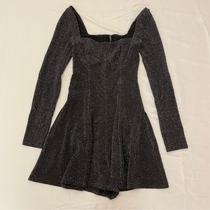 UO Black Sparkly Romper